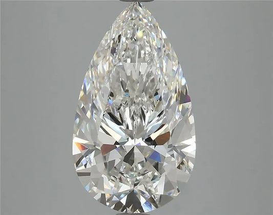 4.34ct Pear Lab Grown Diamond (Colour F, Clarity VVS2, IGI)