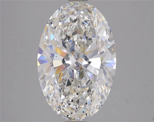 4.63ct Oval Lab Grown Diamond (Colour F, Clarity SI1, IGI)